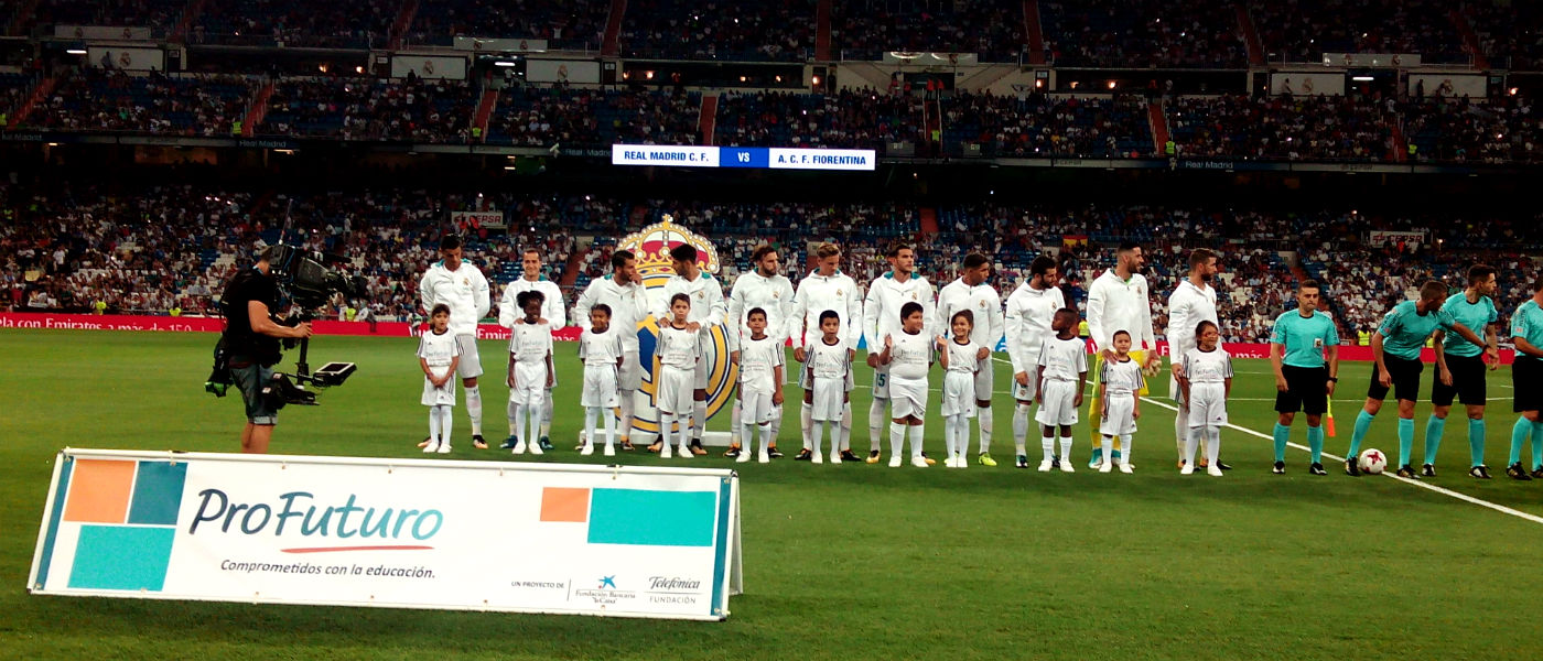 Education takes the field at the Bernabéu