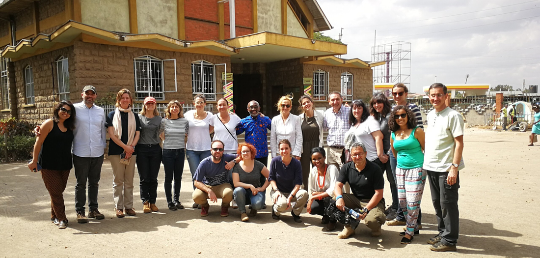 Todo el equipo en Kenia.