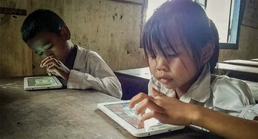 La competencia lectora del idioma khmer en una app