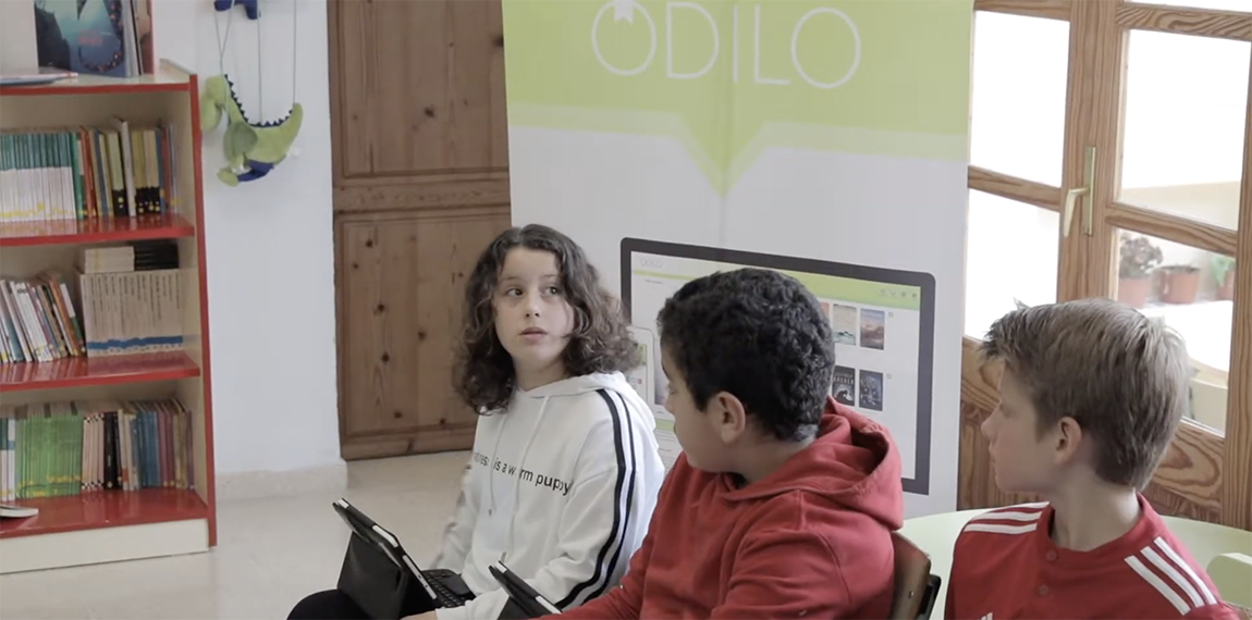 Odilo, a digital reading plan for vulnerable environments