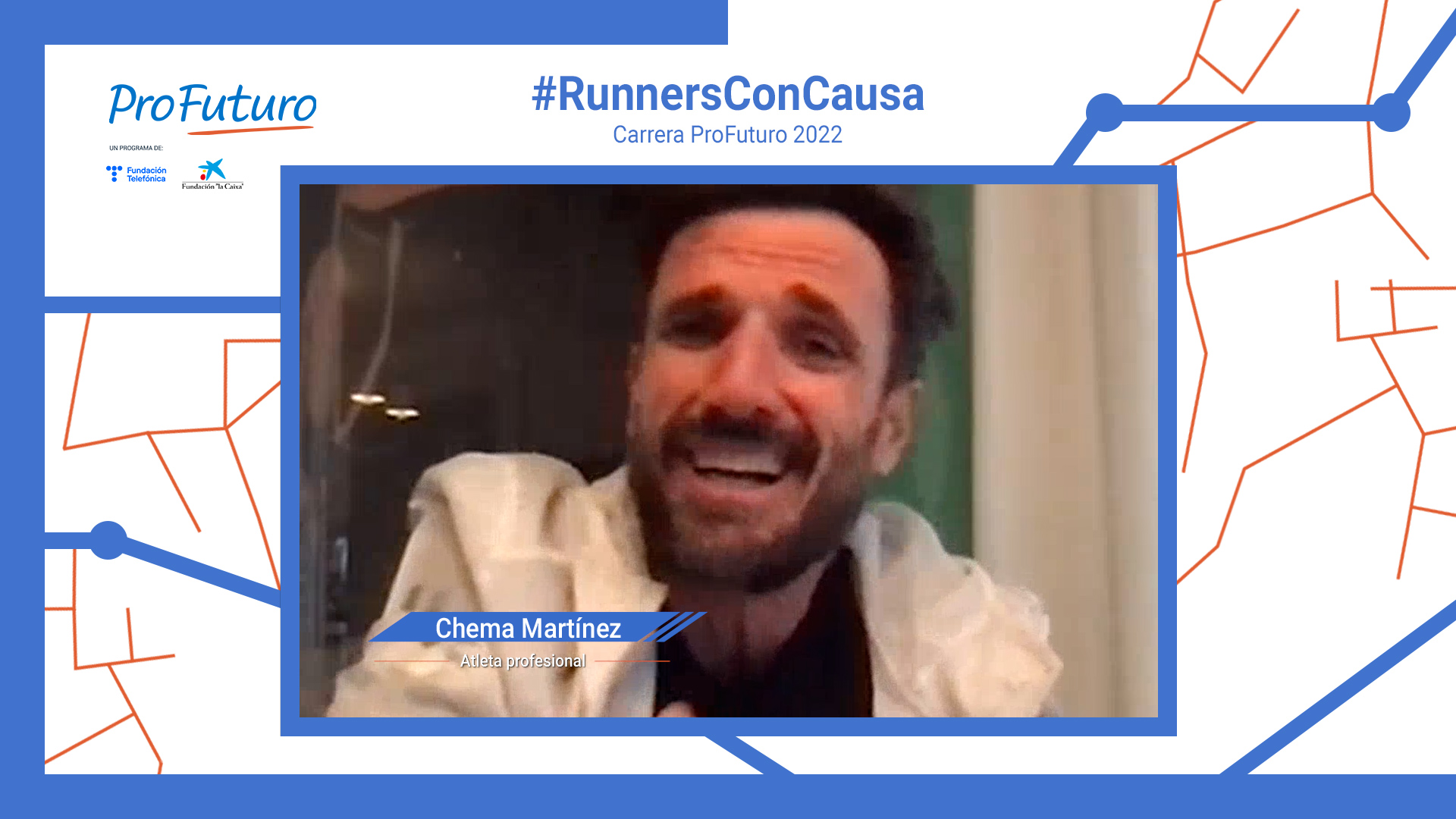 #RunnersConCausa has arrived together with Chema Martínez