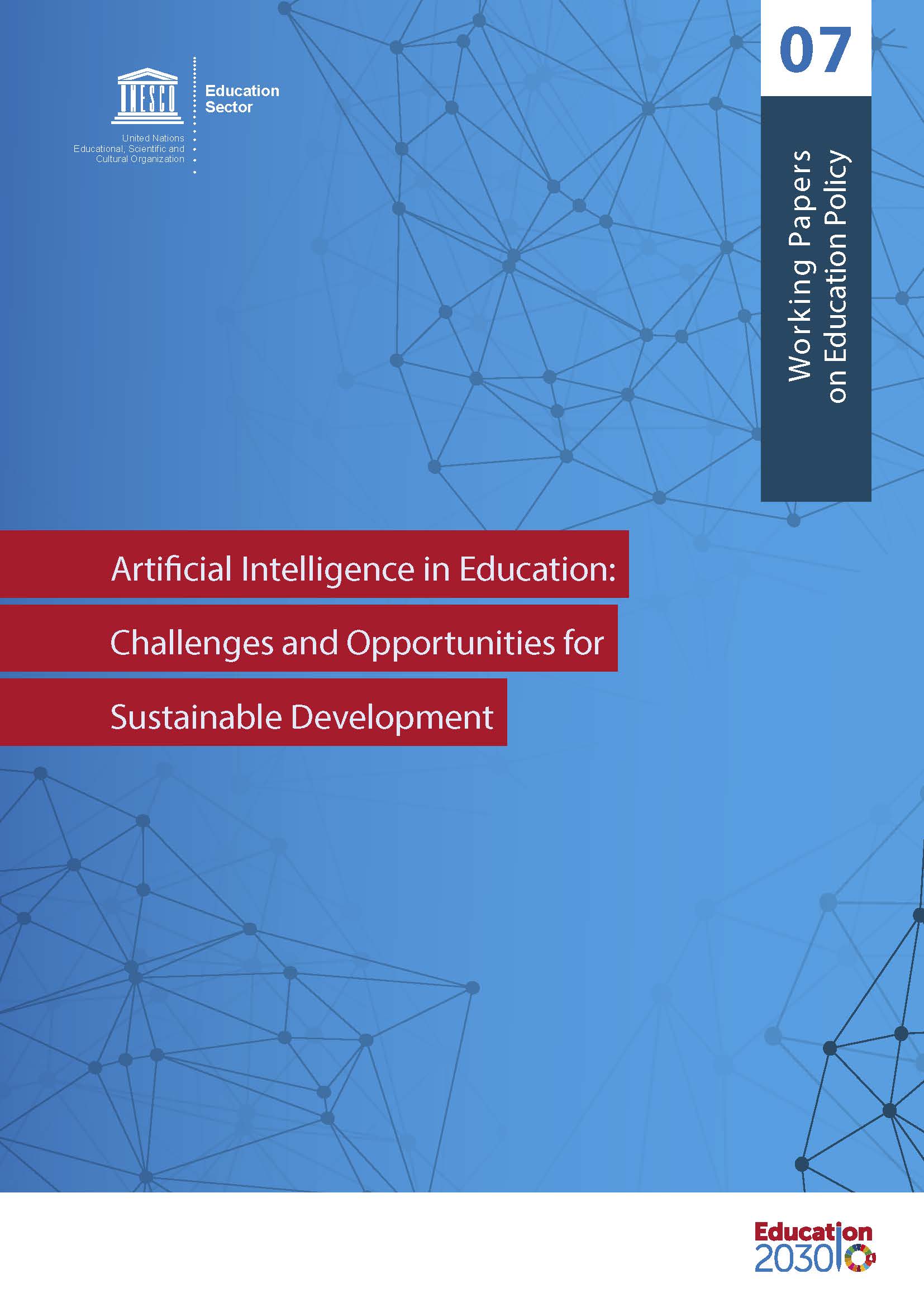 Artificial Intelligence in Education UNESCO