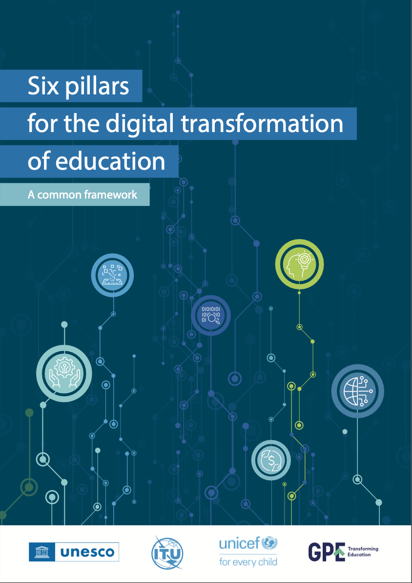 Seis pilares para la transformación digital de la educación: un marco común