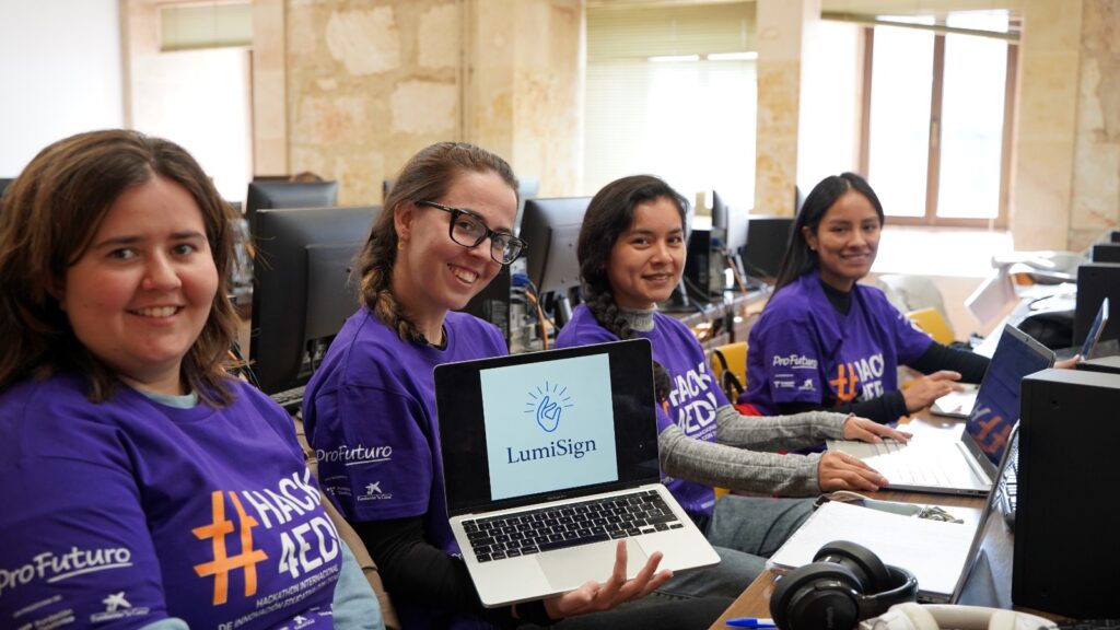 Ganadoras de la categoría Senior de la VI edición de Hack4Edu.