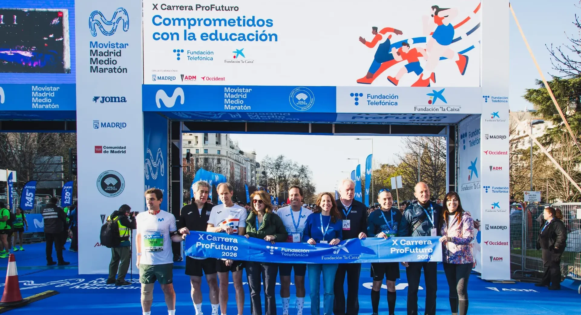 Salida de la X Carrera de ProFuturo.