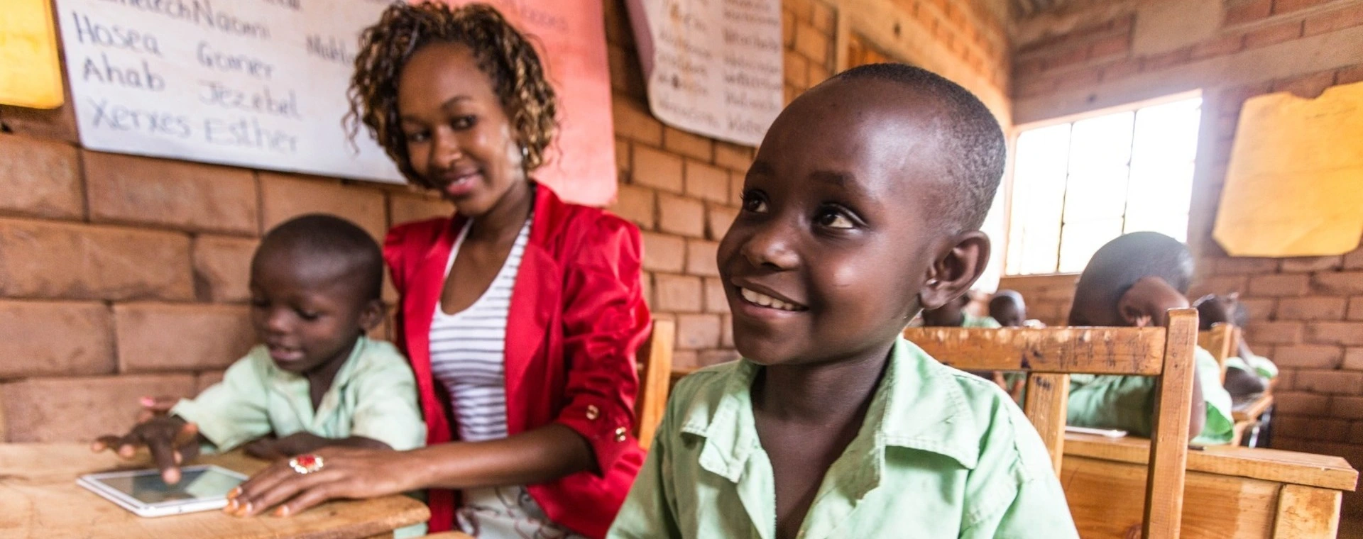 Una escuela de ProFuturo en Kenia.