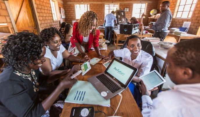 Escuela de ProFuturo en Kenia. © Ismael Martínez Sánchez Escuela de ProFuturo en Kenia. © Ismael Martínez Sánchez
