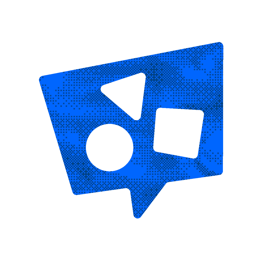 Icono bocadillo azul nueva identidad