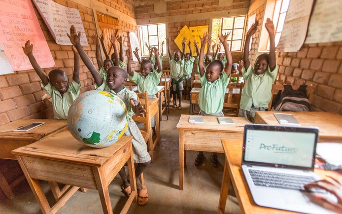Escuela de ProFuturo en Kenia. Escuela de ProFuturo en Kenia.