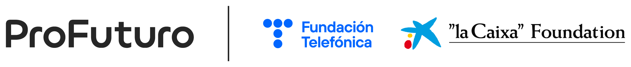Logotipo en positivo de ProFuturo en inglés
