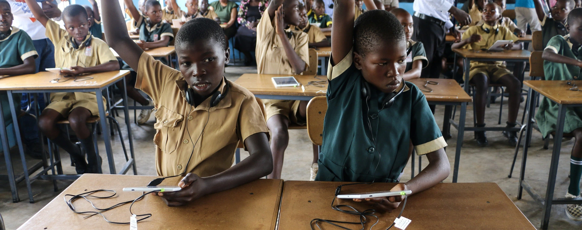 Una escuela de ProFuturo en Zimbabue.