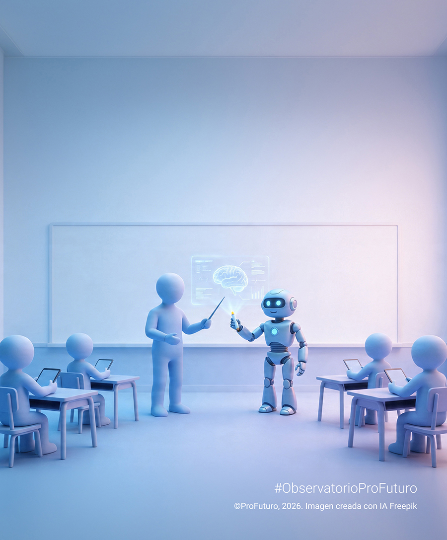 Imagen de Observatorio ‘Cómo están usando los docentes la inteligencia artificial en la enseñanza’ Imagen de Observatorio 'Cómo están usando los docentes la inteligencia artificial en la enseñanza'